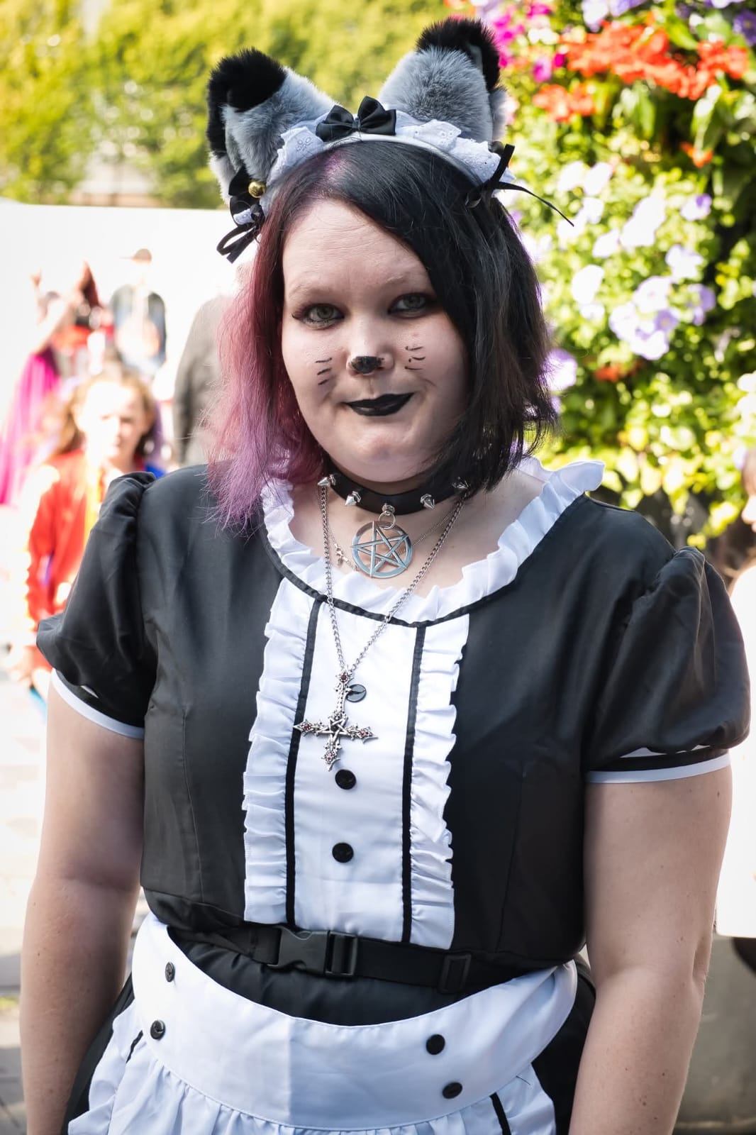 Clare dressed up for Comic con.