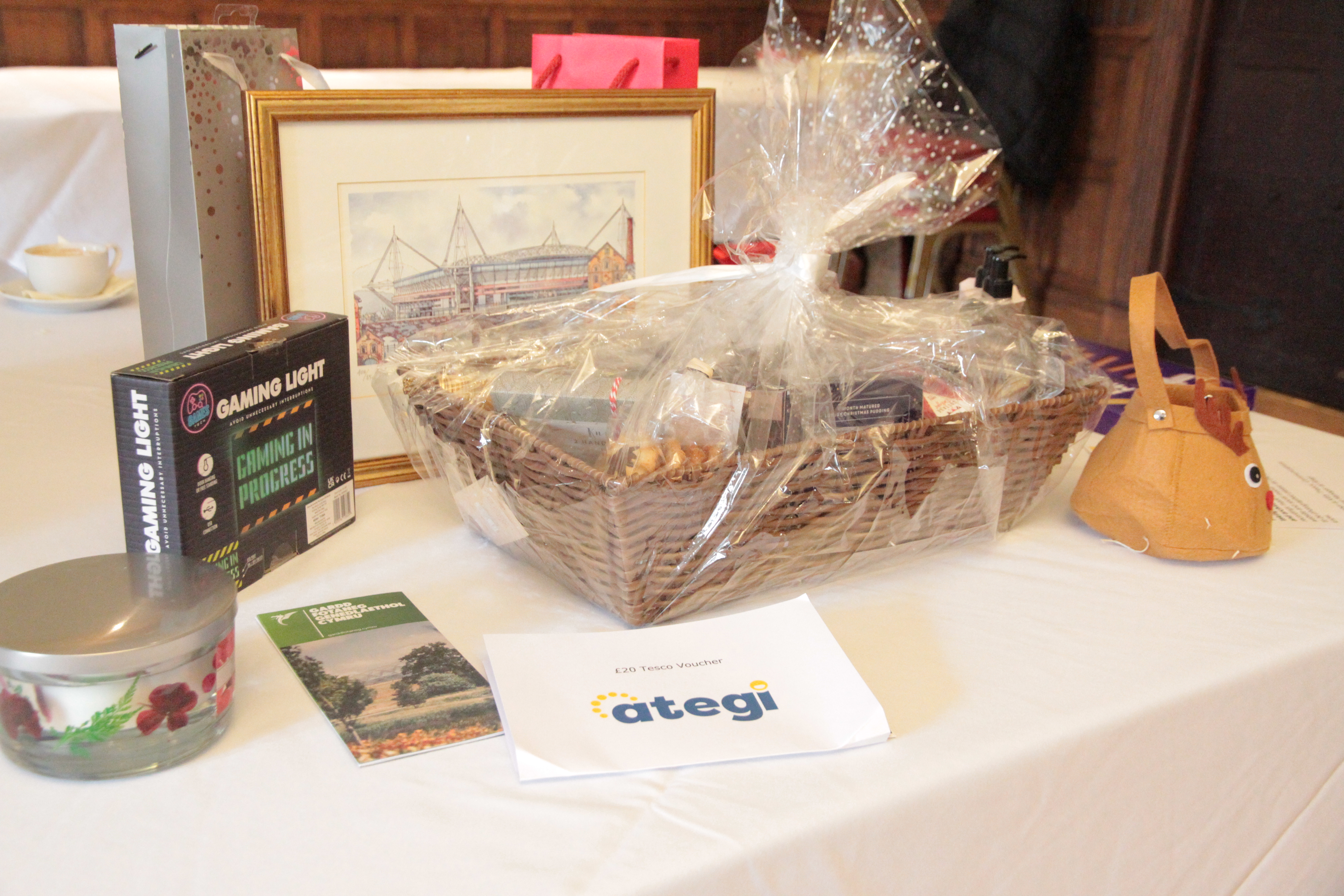 Prizes to be won at the Ategi raffle