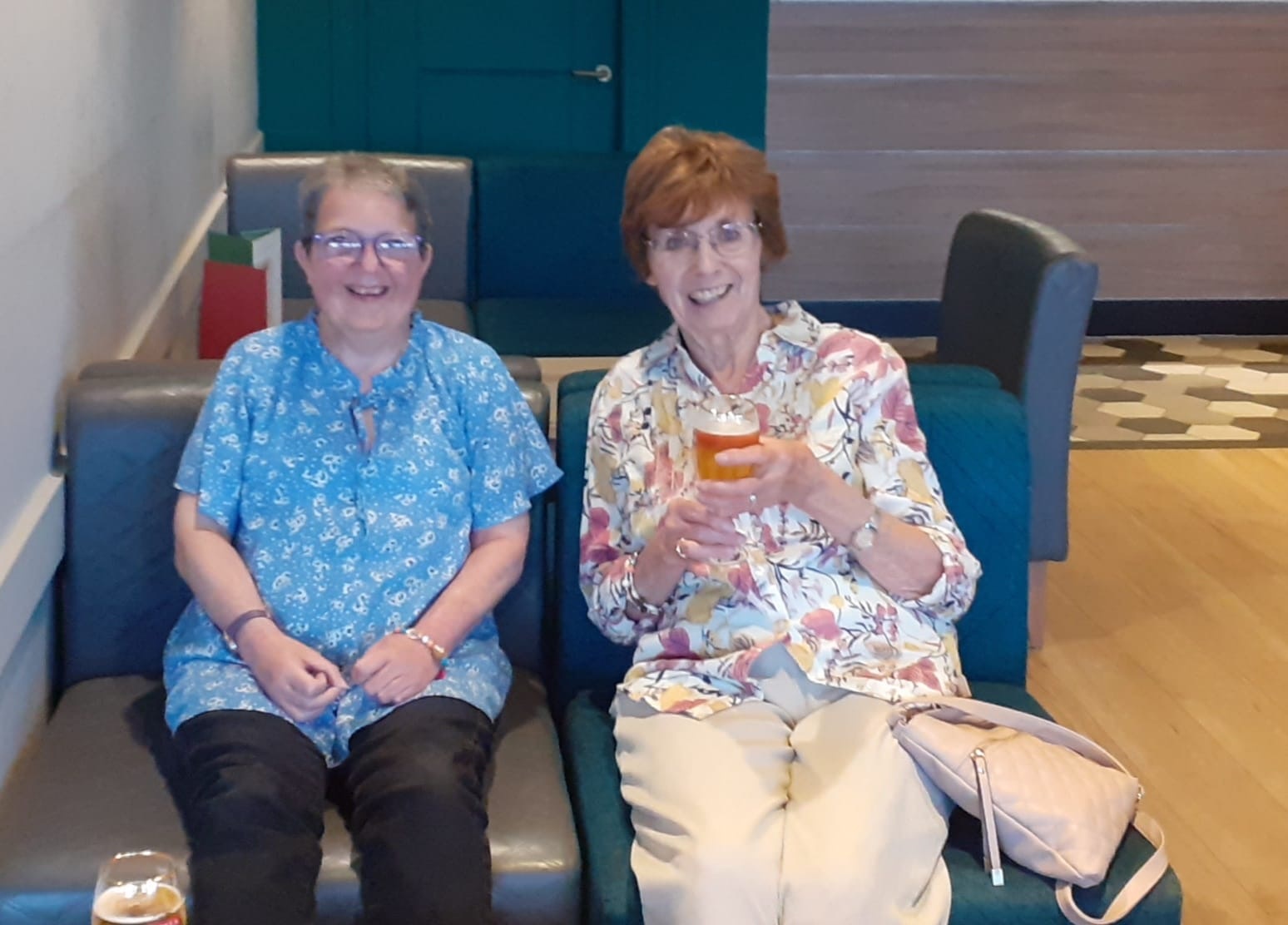 2 Ladies sat together