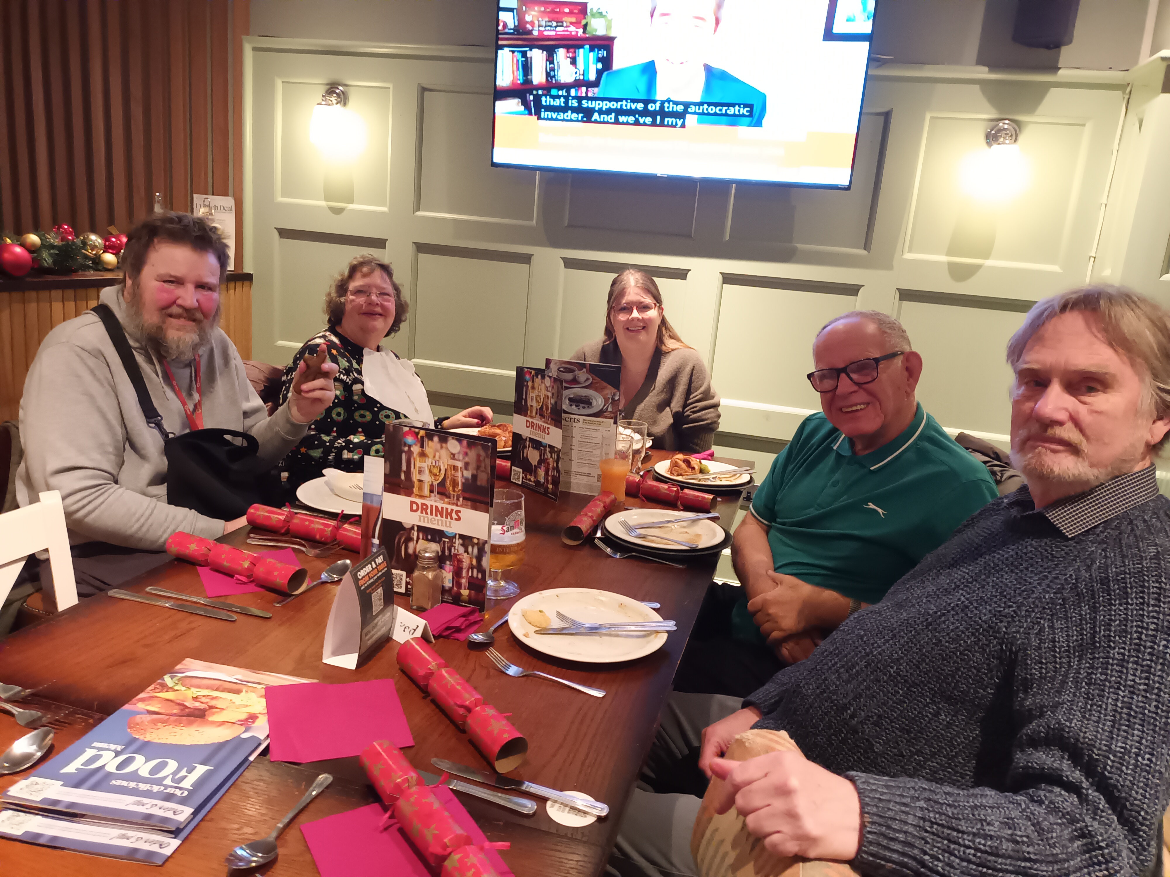 Shared Lives Bucks enjoying their festive get together.