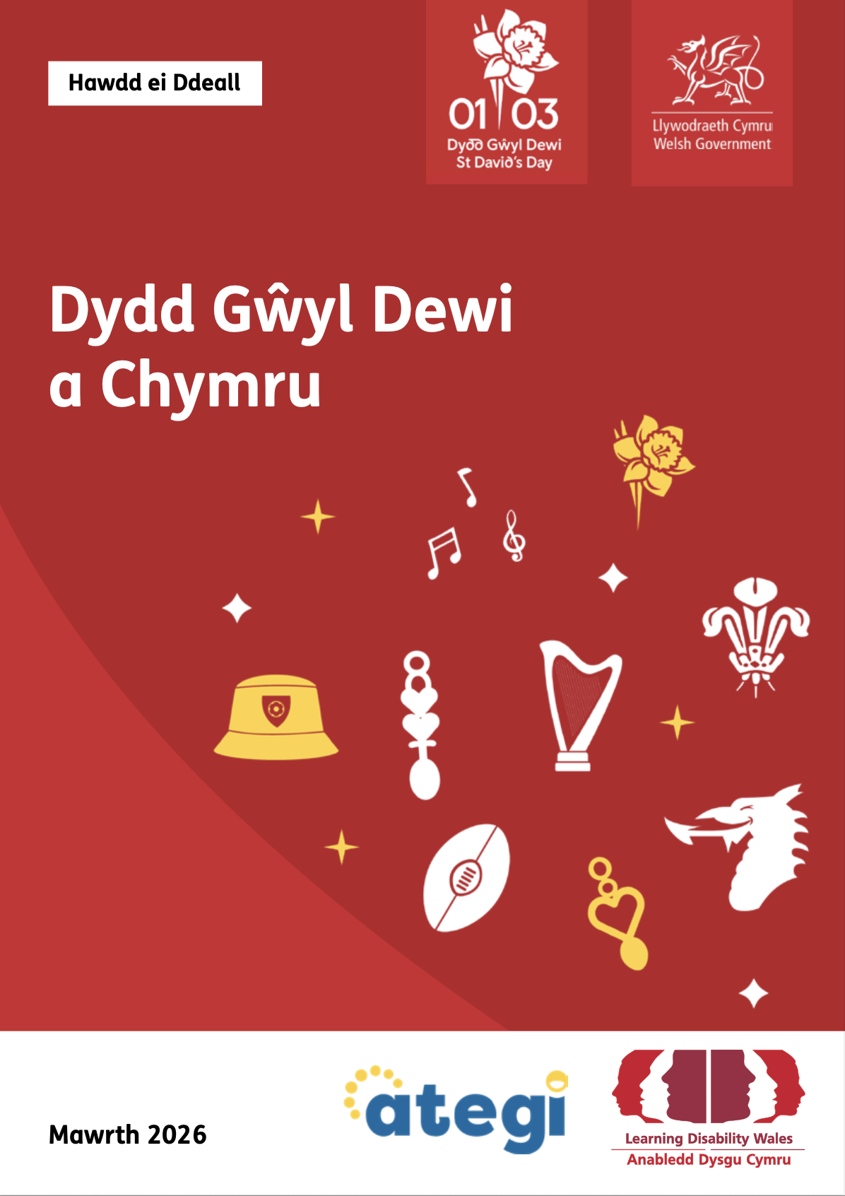 Welsh easy read front cover.