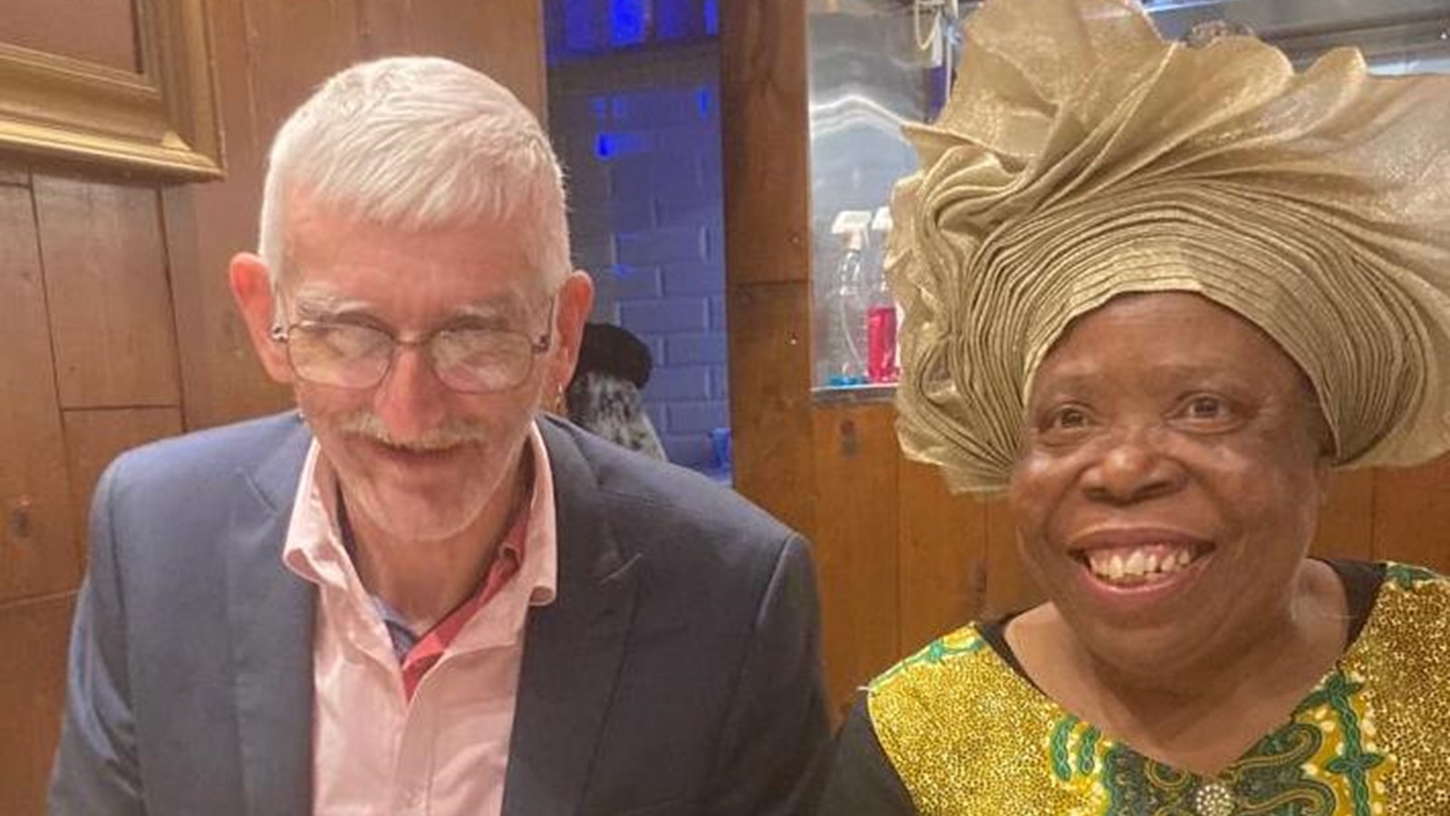 Andy with Shared Lives carer, Victoria